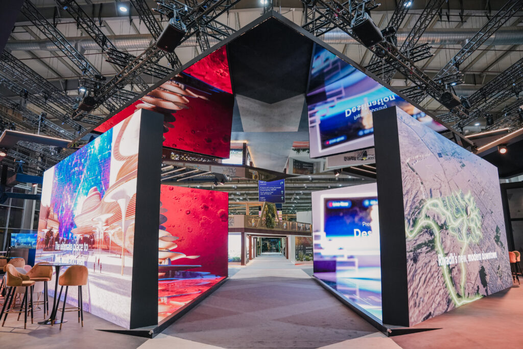 Exhibition stand at Cityscape Global 2024